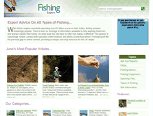 Tablet Screenshot of fishingexpert.co.uk